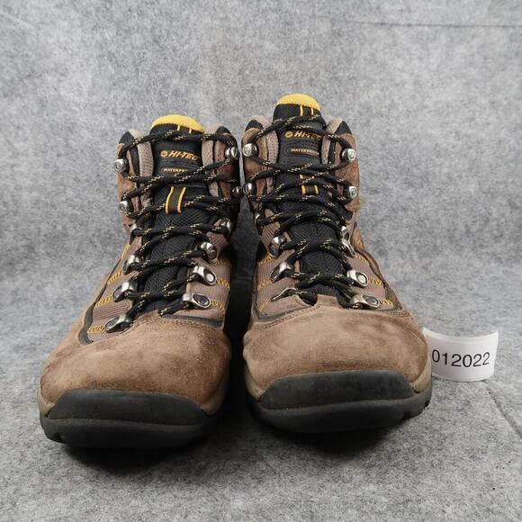 Hi-Tec Shoes Mens 10.5 Hiking Boots Cape Trail Waterproof Lace Up High Top Brown main image 10